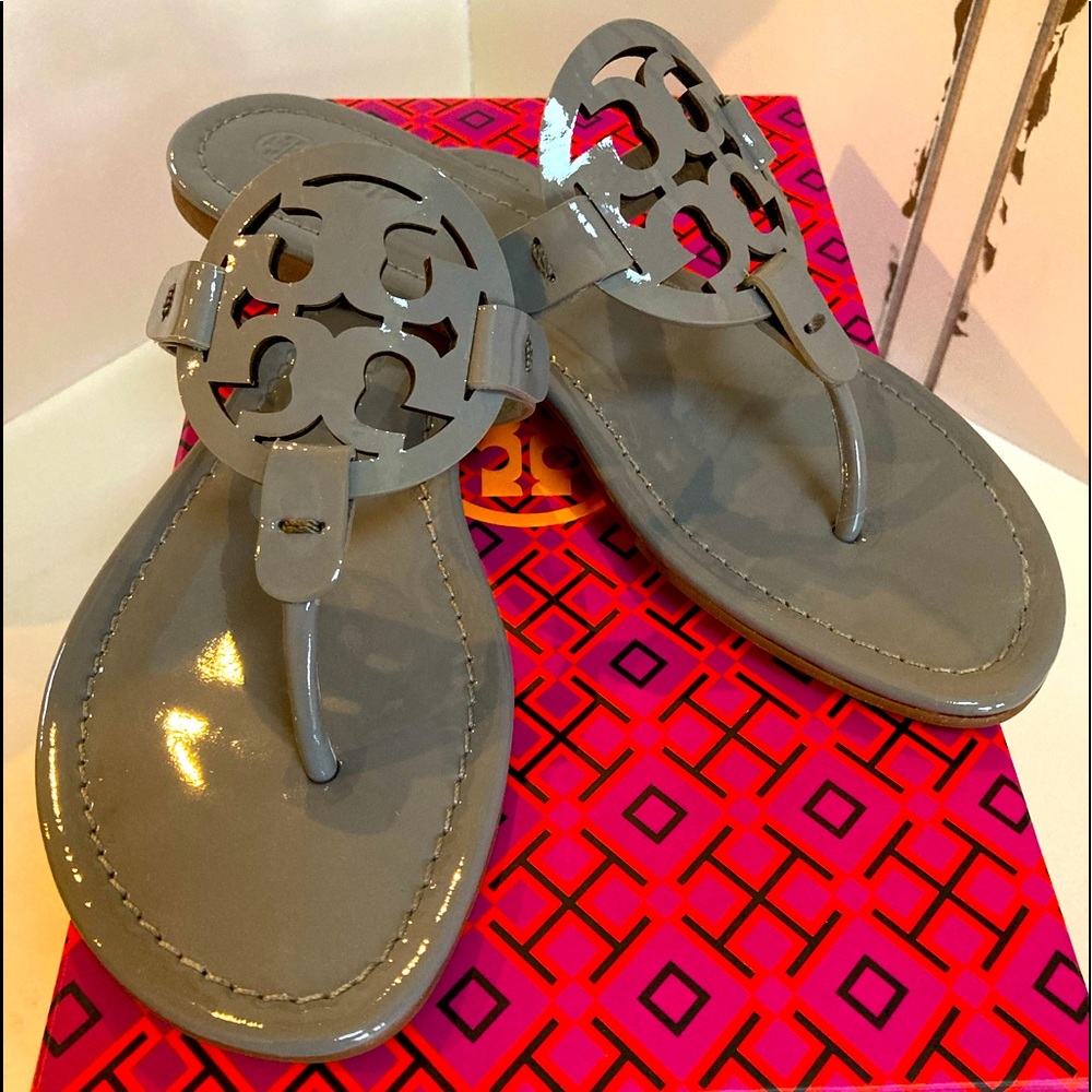 Tory Burch Miller Patent Leather Sandals